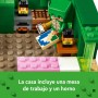 LEGO Minecraft La Casa-Tortuga de la Playa, Juguete de Construcción con Accesorios, Minifiguras de Personajes y Figuras del