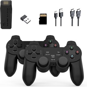 Tihokile M8 Retro Consola de Juegos Inalámbrica, Game Stick de Videojuego Plug and Play, Más de 20,000 Juegos Incorporados, con