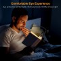 Gritin 19 LED Luz de Lectura, Lámpara de Lectura USB Recargable de 360° Flexible con 3 Modos de Iluminación - Protección Ocular