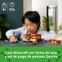 LEGO Minecraft La Casa-Rana, Juguete de Construcción con Figuras de Criaturas Animales del Videojuego, Figuras de Personaje: