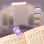 Gritin 19 LED Luz de Lectura, Lámpara de Lectura USB Recargable de 360° Flexible con 3 Modos de Iluminación - Protección Ocular