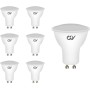 GY 12 bombillas LED GU10, 8W equivalentes a 80W, blanco neutro 4000K, 800 lúmenes, larga duración, bajo consumo, aptas para