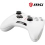 MSI FORCE GC20 V2 WHITE Controlador Gamepad con Cable para PC - Cubiertas D-Pad Intercambiables, 2 Motores de Vibración, USB 2.0