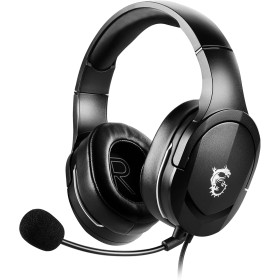 MSI IMMERSE GH20 GAMING HEADSET - Auriculares Estéreo, Diseño Ligero y Plegable, Drivers Neodimio 40mm, Micrófono Ajustable,