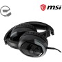 MSI IMMERSE GH20 GAMING HEADSET - Auriculares Estéreo, Diseño Ligero y Plegable, Drivers Neodimio 40mm, Micrófono Ajustable,