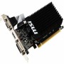 MSI V809-2000R NVIDIA GeForce GT 710 2GB - Tarjeta gráfica (Pasivo, LP/ATX, GDDR3, PCI Express x8 2.0)