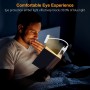 Gritin 19 LED Luz de Lectura, Lámpara de Lectura USB Recargable de 360° Flexible con 3 Modos de Iluminación - Protección Ocular