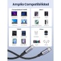 UGREEN Cable USB C Carga Rápida PD 3.0 100W, Tipo C Compatible con MacBook Air, DELL, iPad, iPhone 16/15 Plus Pro MAX, Galaxy