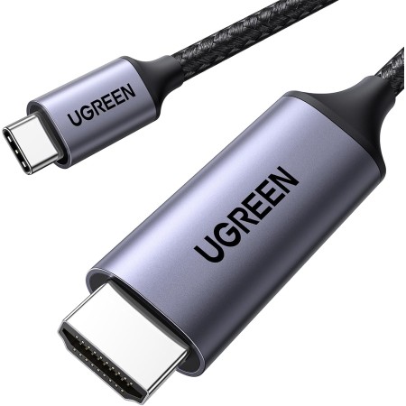 UGREEN Cable USB C a HDMI 4K@60Hz USB3.1 Tipo C a HDMI Adaptador Para Thunderbolt 4 3 Compatible con Macbook Pro 2023 Air iPad