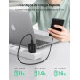 UGREEN 18W Cargador Quick Charge 3.0, Enchufe USB Carga Rápida con Cable USB C de 1M Compatible Galaxy S23 S22 S21 S20 S10 A51,