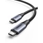 UGREEN Cable Tipo C Vídeo 4K@60Hz, USB 3.2 10Gbps, Soporta Carga Rápida PD 3.1 240W, Compatible con Macbook Air, HP, ASUS,