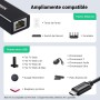 UGREEN Adaptador Micro USB a Ethernet RJ45 Convertidor de Red LAN 100Mbps Conversor con Cable de Carga 1M Compatible con TV