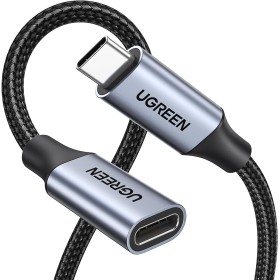 UGREEN Cable de Extensión USB C 3.2 Gen 2 10Gbps Vídeo 4K@60Hz, Alargador Tipo C Thunderbolt 3 Carga Rápida 100W, Compatible con