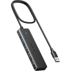 UGREEN Hub USB 3.0 con 4 Puertos Adaptador Ladron Multipuertos 5Gbps Alta Velocidad Compatible con MacBook Pro Air iMac Surface