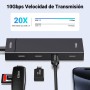 UGREEN 10Gbps Hub USB C 3.2 Gen 2 a 4 Puertos Tipo C Adaptador Multipuerto Compatible con iPhone 16 Plus MAX MacBook Pro Air