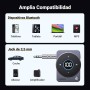 UGREEN AUX Bluetooth 5.4 Receptor Jack Adaptador 3.5mm Audio para Coche Botón Multifuncional Luz RGB