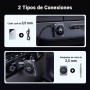 UGREEN AUX Bluetooth 5.4 Receptor Jack Adaptador 3.5mm Audio para Coche Botón Multifuncional Luz RGB