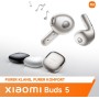 Xiaomi Buds 5 – Auriculares inalámbricos, cancelación Activa de Ruido, Harman Audio EFX, Hi-Res, diseño ergonómico, hasta 30