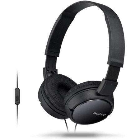 Sony Auriculares MDR-ZX110AP: de Tipo Cerrado Plegado Smartphones MDR-ZX110AP Negro B