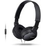 Sony Auriculares MDR-ZX110AP: de Tipo Cerrado Plegado Smartphones MDR-ZX110AP Negro B