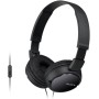 Sony MDR-ZX110APB - Auriculares para smartphone (diadema, mando de control, micrófono, 1000 mW, Android y iPhone), blanco