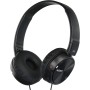 Sony MDR-ZX110NC - Auriculares con cancelación de Ruido con imanes de neodimio y Altavoces de 30 mm, Color Negro