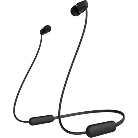 Sony WI-C200 - Auriculares in ear inalámbricos más ligeros y con hasta 15 h de autonomía, negro