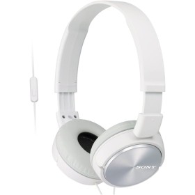 Sony MDR-ZX310APW - Auriculares de diadema cerrados (con micrófono, control remoto integrado), blanco