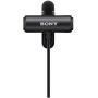 Sony ECM-LV1 - Micrófono de Solapa con Captura de Sonido estéreo, Color Negro