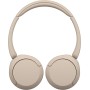 Sony WH-CH520 Auriculares Inalámbricos Bluetooth, hasta 50 Horas de Autonomía con Carga Rápida y Estilo Diadema, Beige