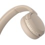 Sony WH-CH520 Auriculares Inalámbricos Bluetooth, hasta 50 Horas de Autonomía con Carga Rápida y Estilo Diadema, Beige