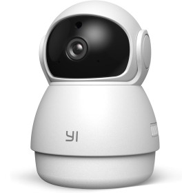 YI Camara de Vigilancia Interior Dome Guard 2K, PTZ 360° Camara WiFi 2.4Ghz, Camara IP con Detección de Movimiento, Visión