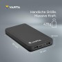 VARTA Batería Externa 20000mAh, Power Bank Power on Demand con 4 Puertos (1x Micro USB, 2X USB 3.0, 1x USB C), Compatible con