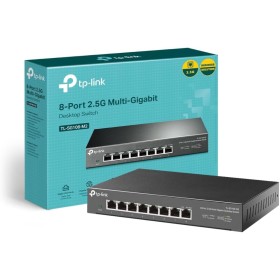 TP-Link Unmanaged 8-Port 2.5G Multi-Gigabit Desktop Switch, 802.3X Flow Control, 802.1p/DSCP QoS, Ideal for Small and Home