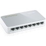 TP-Link TL-SF1008D Conmutador Fast Ethernet/red/LAN de 8 puertos (10/100 Mbps, ajuste automático de velocidad y dúplex, Plug and