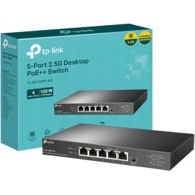 TP-Link TL-SG105PP-M2 switch No administrado Gigabit Ethernet (10/100/1000) Energía sobre Ethernet (PoE) Negro