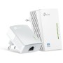 TP-Link - 2 Adaptadores de Comunicación por Línea Eléctrica (WiFi AV 600 Mbps, Extensor, Repetidores de Red, Amplificador y