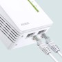 TP-Link - 2 Adaptadores de Comunicación por Línea Eléctrica (WiFi AV 600 Mbps, Extensor, Repetidores de Red, Amplificador y