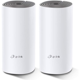 TP-Link Deco E4(Paquete de 2) - Wi-Fi Mesh de doble banda AC1200, cobertura wifi de hasta 260㎡, 2 puertos 100/10 Mbps cada