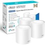 TP-Link Deco X50 (3-Pack) - Sistema WiFi 6 AI Mesh, AX3000 Doble Banda 2.4 GHz/5 GHz, Cobertura hasta 600 m2, 3X Puertos GigabIt