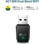 TP-Link Archer T2U Nano - AC600 Adaptador Wi-Fi Nano USB, doble banda 2.4 GHz / 5 GHz, compatible con Windows y MacOS