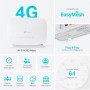 TP-Link Archer MR505 - Router 4G+ Cat6 hasta 300Mbps, Wi-Fi Dual Band AC1200, Puerto Gigabit LAN/WAN, Router WiFi con SIM,