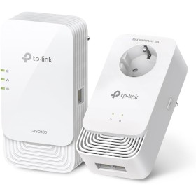 TP-Link -PGW2440 Kit G.hn2400 Powerline PLC AX1800 Wi-Fi 6 Kit,Compatible con EasyMesh, 3 Puertos Gigabit Ethernet