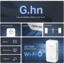 TP-Link -PGW2440 Kit G.hn2400 Powerline PLC AX1800 Wi-Fi 6 Kit,Compatible con EasyMesh, 3 Puertos Gigabit Ethernet