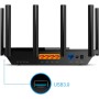 TP-Link Archer AX72 Pro - Router Wi-Fi 6 AX5400, 2.5G Multi-Gigabit Puertos, Banda de 160 MHz, Fem de Alta Potencia, 6 ×