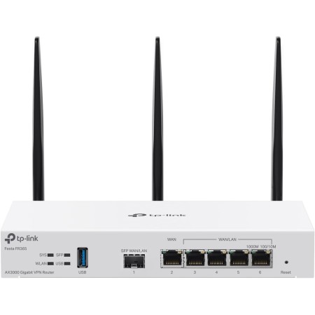 TP-Link Festa FR365 AX3000 Gigabit VPN WiFi Gateway, gestión Gratuita en la Nube, WiFi 6 AX3000, 6 Puertos Gigabit (Incluyendo 1