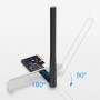 TP-LINK Archer T2E - Adaptador PCI Express AC600, Tarjeta de Red WiFi Doble Banda, Compatible MU-MIMO, Antena 5dBI Ajustable y