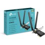 TP-Link AX3000 Adaptador PCIe Wi-Fi 6 Bluetooth 5.2 de doble banda con dos antenas, disipador de calor especializado, 1024-QAM,