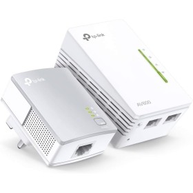 TP-Link AV600 Powerline Adapter Wi-Fi Kit, Wi-Fi Booster/Hotspot/ Extender, Wi-Fi Speed up to 300Mbps, 2+1 Ethernet Ports, No