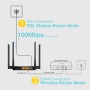 TP-Link VR300 Archer Modem Router VDSL FTTC FTTS ADSL hasta 100 Mbps, Wi-Fi AC1200 Dual Band, Negro